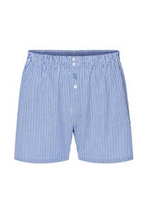 Мужские боксеры классические поплиновые хлопковые в полоску El Búho NOCTURNO, синий