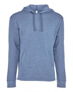 Мужская толстовка с капюшоном Malibu Welt Pocket Next Level, цвет heather bay blue