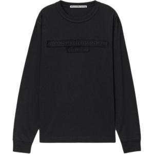 Свитшот с логотипом Alexander Wang, черный