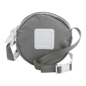 Нейлоновая маленькая круглая сумка кроссбоди через плечо обычная women's gray CILOCALA, серый