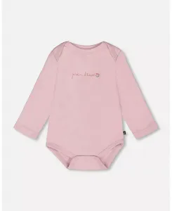 Хлопковый комбинезон с длинными рукавами для девочек, нейтрально-фиолетовый - для малышей Deux par Deux, мультиколор