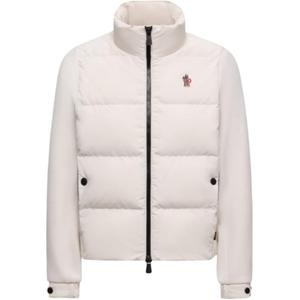 Гренобль кардиган с молнией и высоким воротником Moncler, белый