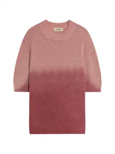 Вязаная футболка A PAPER KID, розовый