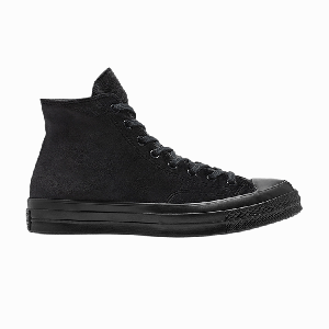 Кроссовки Converse Chuck 70 High Velvet 'Triple Black', черный
