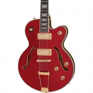 Электрогитара Epiphone Uptown Kat ES полузакрытая Ruby Red Metallic