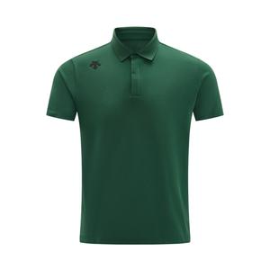 Тренировочная футболка Polo мужская DESCENTE, зеленый
