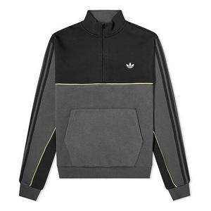 Толстовка adidas originals Mod Half Zip Sweatshirt For Men Black, черный