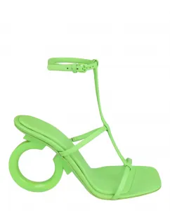 Туфли на каблуке Elina X5 Gancini с логотипом Salvatore Ferragamo