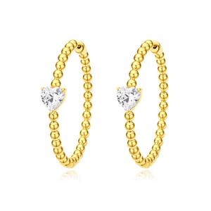 Золотые серьги из сплава для женщин Apm Monaco