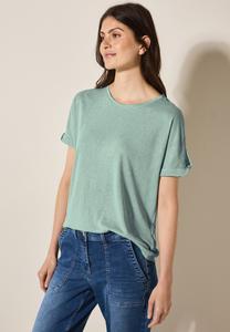 Базовая футболка LOOK GLITZER Cecil, металлик зеленый