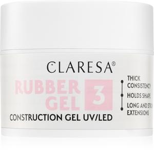 Гель-лак для наращивания ногтей Claresa Rubber Gel Construction Gel UV/LED, 03 45 g