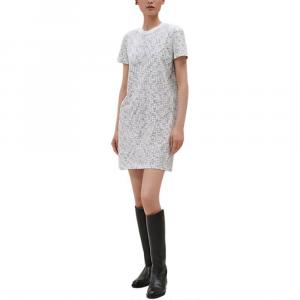 HERMES Женское платье с коротким рукавом ecru