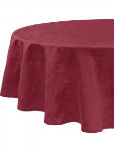 Erwin Müller Жаккардовая скатерть из смесовой хлопчатобумажной ткани Arnsberg красного цвета