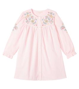 Платье Floriane из хлопкового вельвета с цветочным принтом Louise Misha, Light Pink