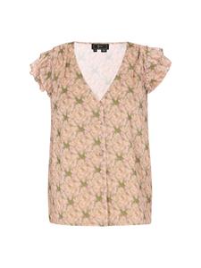 Блузка faina, цвет beige multicolor