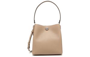 Кожаная сумка-ведро Charlie через плечо, женская сумка через плечо oat COACH