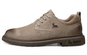 Повседневные кожаные сандалии мужские хаки BECK