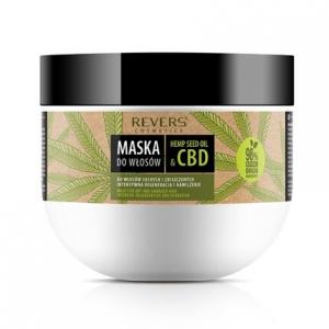 Маска для волос REVERS COSMETICS с натуральным маслом CBD для сухих и поврежденных волос
