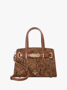 Dinkydefine кожаная мини-сумка с поясным ремнем Dune London, Brown