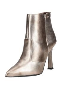 Кожаные ботильоны Nerogiardini, цвет bronze metallic