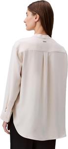 Женская свободная блузка с V-образным вырезом от Calvin Klein Jeans, Parchment