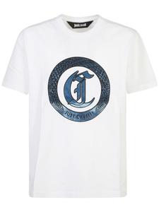 Футболка с логотипом Just Cavalli Gothic, белый