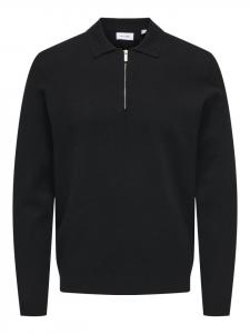 Рубашка-поло ONLY & SONS, черный