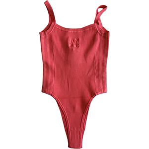 Adidas Ivy Park Трикотажный топ-боди Real Coral Adidas Originals, Watermelon Red