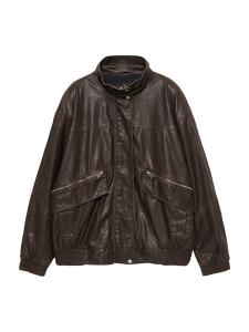 Куртка межсезонная Pull&Bear, темно-коричневый