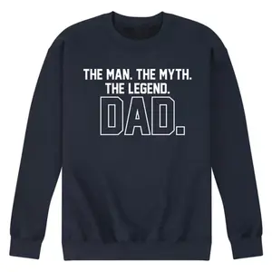 Мужская флисовая толстовка с надписью «The Legend Dad» Licensed Character, синий