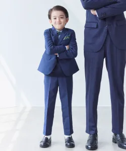 Костюм в мелкую клетку (140-160 см) Comme Ca Ism, цвет Navy