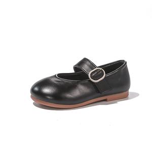 Детские кожаные туфли с низким верхом, устойчивые к истиранию, для детей от 3 до 7 лет TONYBEAR, бежевый