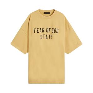 Футболка Fear of God Essentials Heavy Crewneck Tee Amber, желтый