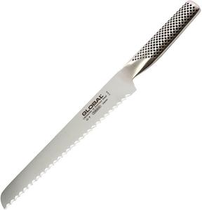 Global G-9 Нож для хлеба, 22 см, серебристый