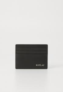 Кошелек Replay CARD HOLDER, Silver Black/Black