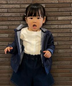 Парка на молнии из трикотажа, имитирующего джинсовую ткань Comme Ca Ism, цвет Navy