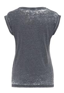 Рубашка с принтом Heartbreak Garage спереди QUEEN KEROSIN, черный