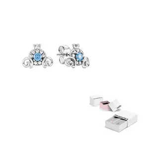 Серьги-гвоздики женские Pandora