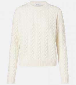 Арамис свитер из кашемира с узором кос Max Mara, Bianco