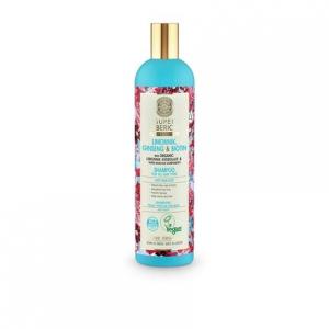 Натуральный шампунь Super Limonnik с женьшенем и биотином, 13,53 жидких унций, Natura Siberica