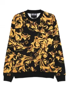 Толстовка с принтом Barocco Versace Jeans Couture, черный