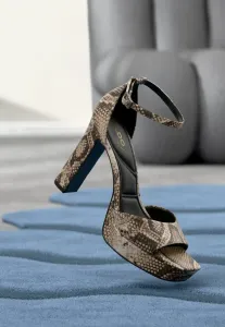 Сандалии на платформе eleonia Aldo, Open Brown