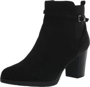 Женские модные ботинки Anne Klein Riah, Black Suede