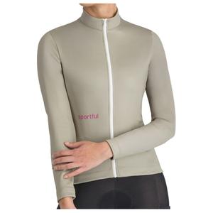 Женская классическая термомайка - велосипедная майка Sportful, зеленый