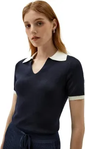 LilySilk Женская Шелковая Футболка Поло с Коротким Рукавом