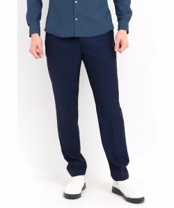 Брюки ZERO от TORNADO MART TR из яркой эластичной жаккардовой ткани, цвет Blue