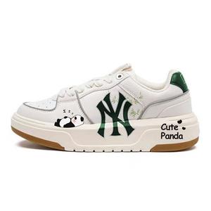 Кроссовки MLB Chunky Liner Skateboarding Shoes Unisex Low-top Beige/Green, зеленый