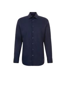 Деловая рубашка с длинным рукавом Seidensticker, синий