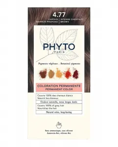 Постоянный цвет color Phyto, Castaño Marrón Intenso 4.77