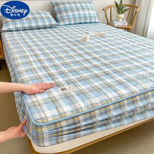 Disney Простыня на резинке 90х200 см, стеганая, с наполнителем из хлопка Синьцзян, антиклещевая, цвет Jianyi Blue